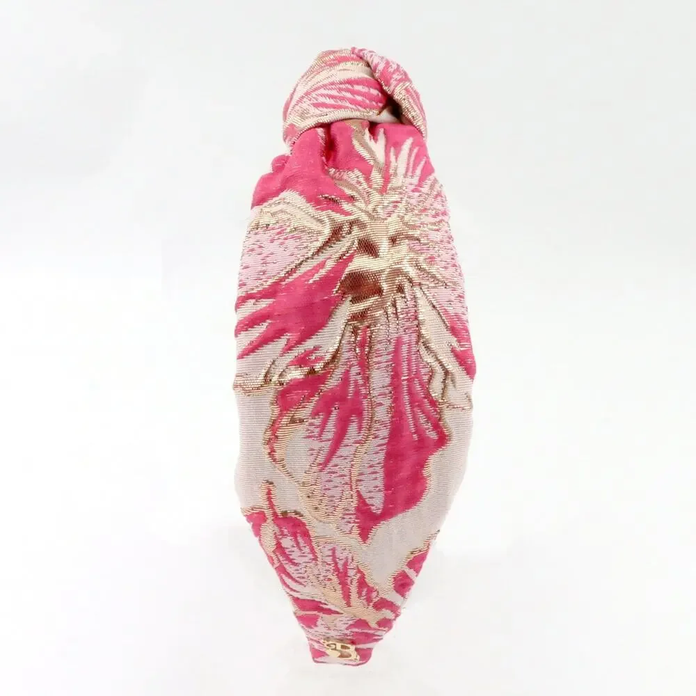 The Fuchsia Hibiscus Brocade